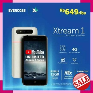 Handphone Evercross Xtream 1 S45 4g Bonus Kuota 12gb Silicon Case Antigores Free Youtube 1thn Unlimited Telpon Sms Garansi Resmi Tokopedia