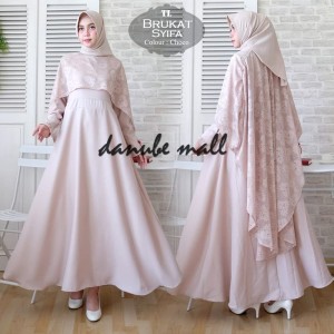 Dress Muslim Baju Muslim Busana Muslim Atasan Hijab Jilbab Tokopedia
