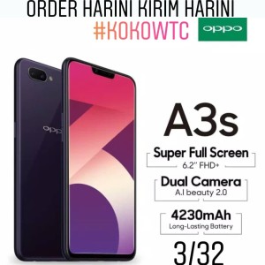 Oppo A3s 3 32 New Segel Garansi Resmi Harga Reseler Red N Purple Tokopedia