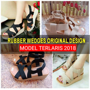Sandal Wanita Sepatu Wedges Tokopedia