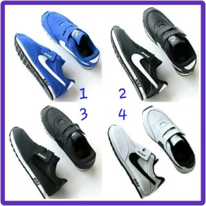 Sepatu Anak Nike Velcro Murah Kids Sekolah Sneakers Kets Unisex Tokopedia