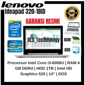 Lenovo Ideapad 320 Intel Core I5 Gen7 Ram 4gb Ddr4 Tokopedia