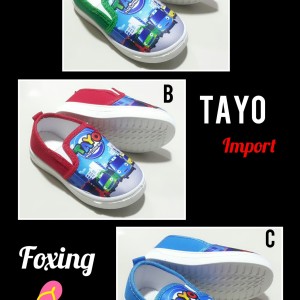 Sepatu Anak Anak Foxing Tayo Trains Tokopedia