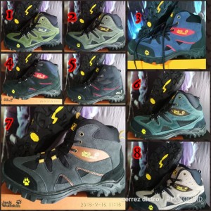 Sepatu Jack Wolfskin Sepatu Gunung Sepatu Outdoor Pria Hiking Boots Waterproof Tokopedia