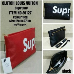 Tas Handbag Pria Wanita Supreme Tas Kosmetik Tokopedia