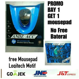 Mouse Hp Laverock 2 4g Wireless Optical Mouse Worth Tokopedia