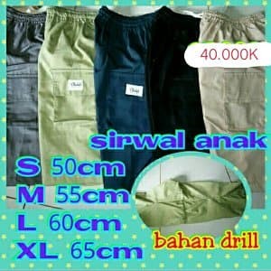 Celana Sunnah Anak Celana Boxer Anak Celana Sirwal Cingkrang Anak Tokopedia