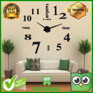 Jam Dinding Diy 80 130 Cm 12s003 Tokopedia
