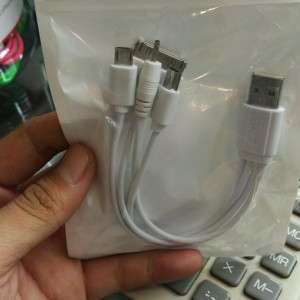 Kabel Cumi 4 Conector Kabel Data Kelabang 4 Conector Hp Tokopedia