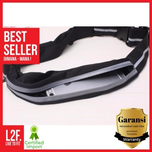 Tas Pinggang Jogging Belt Sport Lari Running Pouch Botol Hp Waterproof Tokopedia