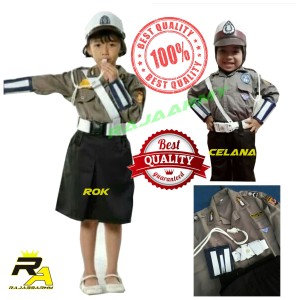Baju Polwan Anak Baju Profesi Anak Kostum Anak Tokopedia