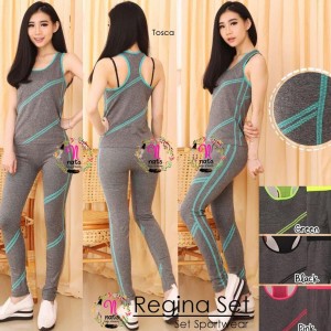 Baju Olahraga Wanita Baju Senam Satu Set Sport New Import Tokopedia