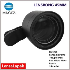 Lensbong Macro Minolta 45mm Lensa Kamera Prosumer Untuk Smartphone Handphone Hp Tokopedia