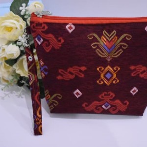 Tas Kosmetik Pouch Kain Motif Murah Tokopedia