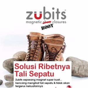 Zubits Magnet Tali Sepatu Size 2 Biru Tokopedia