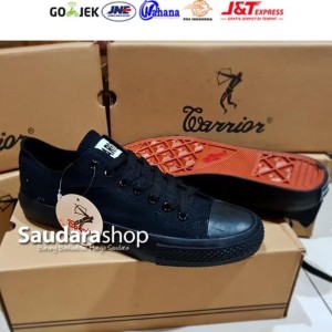 Sepatu Warrior Hitam Pendek Tokopedia