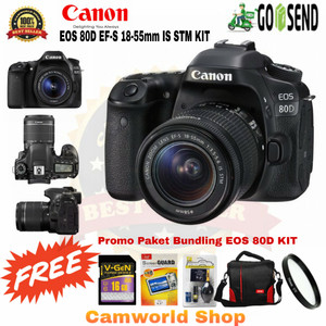 Canon Eos 80d Kit 18 55mm Tokopedia