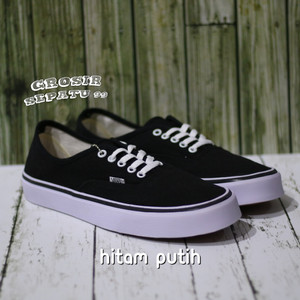 Sepatu Pria Wanita Vans Authentic Casual Navy Tokopedia