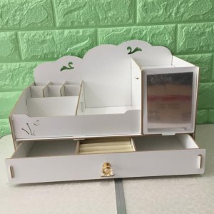 Rak Kosmetik Besar Kaca Desktop Cosmetik Box Kode 050 Tokopedia