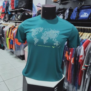 Baju Lari Mizuno Running Tee I J2ma71a309 Tokopedia