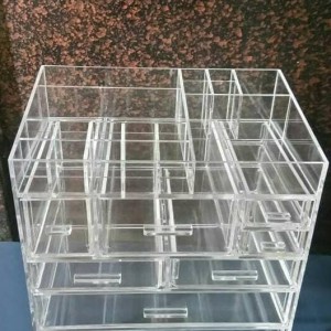 Acrylic Make Up Organizer I3 Tempat Kosmetik Akrilik Tokopedia