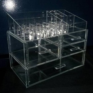 Tempat Kosmetik Akrilik K3 Acrylic Make Up Organizer Tokopedia