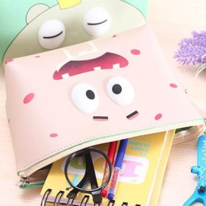 Tempat Pensil Jumbo Dompet Kosmetik Kartun 3d Mata Menonjol Tokopedia