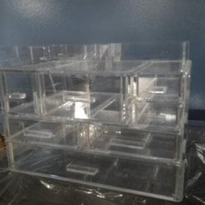 Tempat Kosmetik Akrilik I1 Acrylic Make Up Organizer Tokopedia