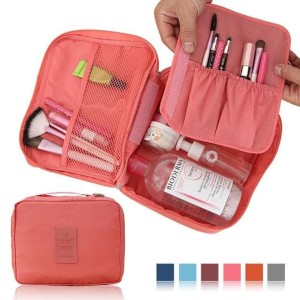 A091 Pink Tas Kosmetik Cosmetic Organizer Pouch Monopoly Travel Tokopedia