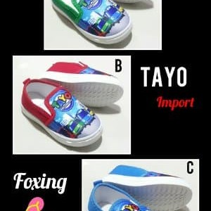 Sepatu Anak Anak Foxing Tayo Trains Tokopedia