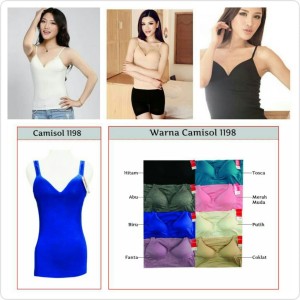 Singlet Wanita Tanktop Dengan Cup Bra Denla 3550 Harga Murah Tokopedia