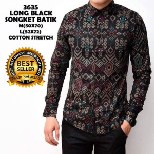 Baju Batik Pria Kemeja Lengan Pendek Hem Batik Tokopedia