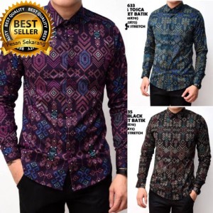 Kemeja Batik Lengan Panjang Baju Batik Pria Tokopedia