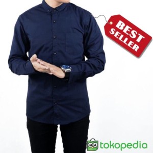 Kemeja Pria Lengan Panjang Polos Kemeja Pria Kerja Lengan Panjang Polosan Terbaru Baju Kemeja Pria Slimfit Panjang Tokopedia