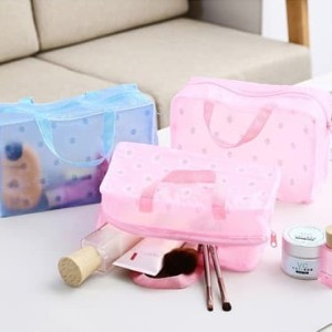 Tas Kosmetik Transparan Tas Make Up Alat Mandi Organizer Travel Pouch Tokopedia