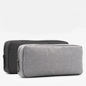 Gadget Pouch Gadget Organizer Tas Gadget Tas Kosmetik Navy Hitam Tokopedia