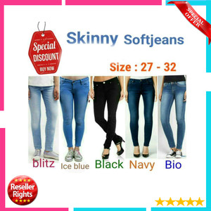 Celana Panjang Wanita Skinny Jeans Putih Soft Jeans Putih White Jeans Cewek Jean Putih Cewek Tokopedia