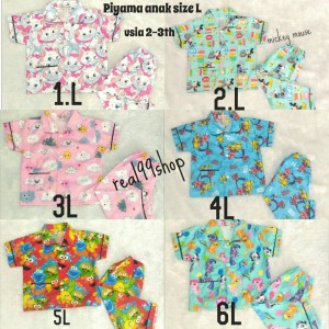 Piyama Anak Baju Anak Size L Tokopedia