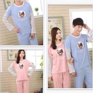 Couple Pp Piyama Salur2 Tokopedia
