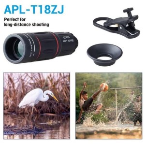 Lensa Zoom Hp 18x Untuk Semua Jenis Hp Original Apexel Tokopedia