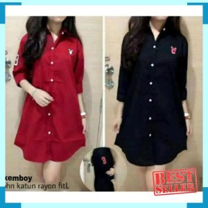 Kemeja Wanita Kemboy Katun Baju Atasan Wanita Baju Hem Kemeja Tokopedia