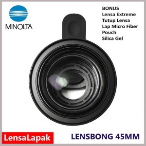 Lensbong Macro Minolta 45mm Lensa Kamera Prosumer Untuk Smartphone Handphone Hp Tokopedia
