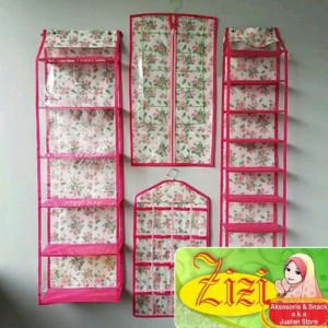 Rak Gantung 4in1 Rak Tas Sepatu Jilbab Kosmetik Tokopedia