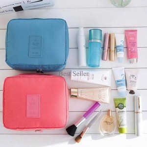 Tas Makeup Make Up Kosmetik Tas Multifungsi Travel Pouch Navy Bintang Tokopedia