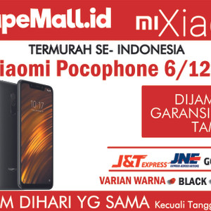 Xiaomi Pocophone F1 6 128 Blue Tam Resmi New Harga Reseler Modal Tokopedia