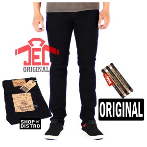 Celana Jeans Pria Hitam Pekat Tokopedia