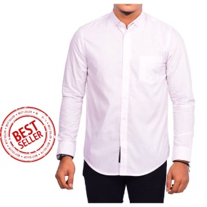 Kemeja Pria Lengan Panjang Polos Kemeja Pria Kerja Lengan Panjang Polosan Terbaru Baju Kemeja Pria Slimfit Panjang Tokopedia
