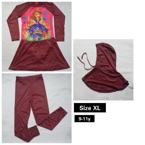 Baju Renang Muslimah Anak Sd Motif Cantik Tokopedia