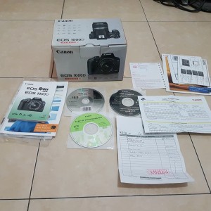 Dus Book Dusbuk Dosbuk Canon Eos 1000d Lengkap Cd Beserta Kartu Garansi Dan Nota Pembelian Tokopedia