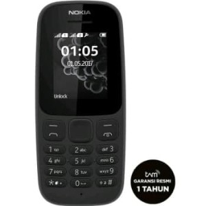 Nokia 105 2017 Dual Sim Garansi Resmi Tam Tokopedia